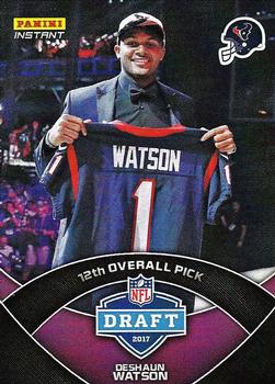2017 Panini Instant NFL - NFL Draft Purple #DP12 Deshaun Watson Front