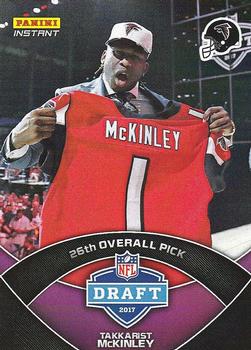2017 Panini Instant NFL - NFL Draft Purple #DP26 Takkarist McKinley Front