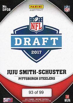 2017 Panini Instant NFL - NFL Draft Purple #DP38 JuJu Smith-Schuster Back