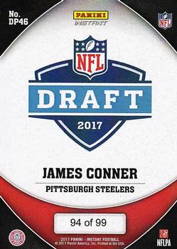2017 Panini Instant NFL - NFL Draft Purple #DP46 James Conner Back