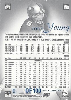 1997 Flair Showcase - Legacy Collection Row 0 (Showcase) #14 Steve Young Back