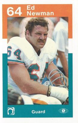 1984 Miami Dolphins Police #NNO Ed Newman Front