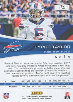 2017 Panini Rookies & Stars - Red and Blue #102 Tyrod Taylor Back