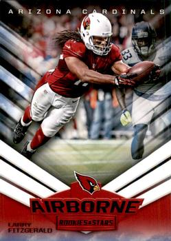 2017 Panini Rookies & Stars - Airborne #15 Larry Fitzgerald Front
