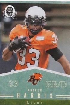 2014 Upper Deck CFL - O-Pee-Chee Blank Back #2 Andrew Harris Front