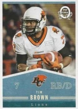 2014 Upper Deck CFL - O-Pee-Chee Blank Back #3 Tim Brown Front