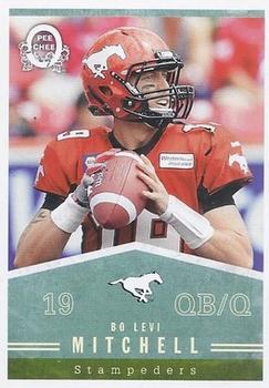 2014 Upper Deck CFL - O-Pee-Chee Blank Back #12 Bo Levi Mitchell Front