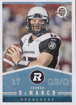 2014 Upper Deck CFL - O-Pee-Chee Blank Back #30 Thomas DeMarco Front