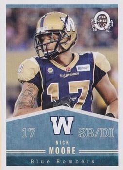 2014 Upper Deck CFL - O-Pee-Chee Blank Back #49 Nick Moore Front