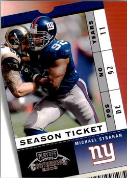 2003 Playoff Contenders - 2004 Hawaii Trade Conference #6 Michael Strahan Front