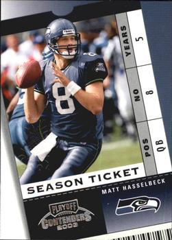 2003 Playoff Contenders - 2004 Hawaii Trade Conference #32 Matt Hasselbeck Front