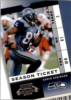2003 Playoff Contenders - 2004 Hawaii Trade Conference #33 Koren Robinson Front