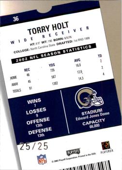2003 Playoff Contenders - 2004 Hawaii Trade Conference #36 Torry Holt Back
