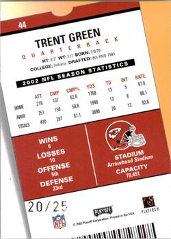 2003 Playoff Contenders - 2004 Hawaii Trade Conference #44 Trent Green Back