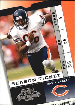 2003 Playoff Contenders - 2004 Hawaii Trade Conference #56 Marty Booker Front