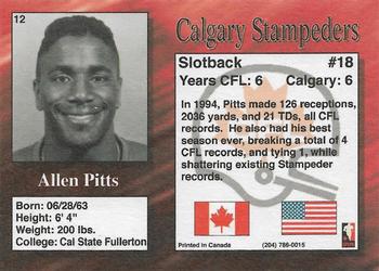1995 R.E.L. #12 Allen Pitts Back