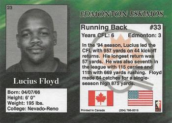 1995 R.E.L. #23 Lucius Floyd Back