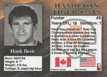 1995 R.E.L. #52 Hank Ilesic Back