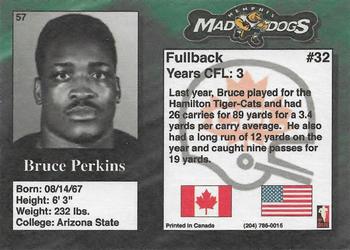1995 R.E.L. #57 Bruce Perkins Back