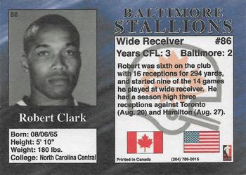 1995 R.E.L. #88 Robert Clark Back
