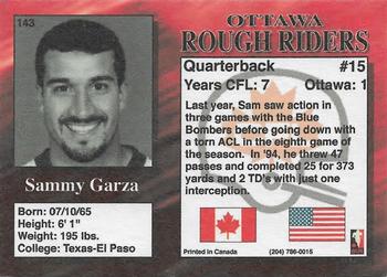 1995 R.E.L. #143 Sammy Garza Back
