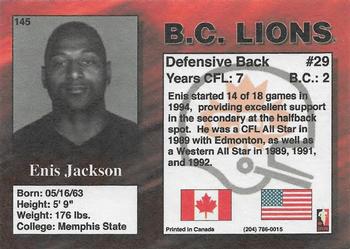 1995 R.E.L. #145 Enis Jackson Back