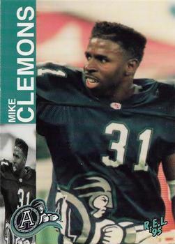 1995 R.E.L. #165 Mike Clemons Front