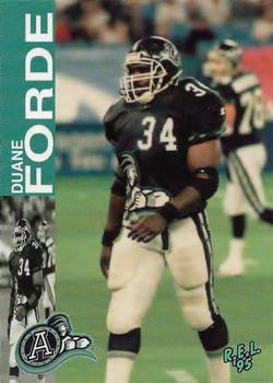 1995 R.E.L. #167 Duane Forde Front