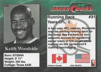 1995 R.E.L. #200 Keith Woodside Back