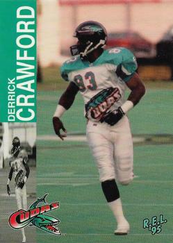 1995 R.E.L. #208 Derrick Crawford Front