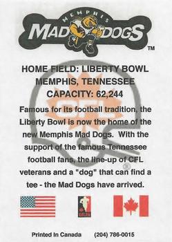 1995 R.E.L. #243 Mad Dogs Logo Back
