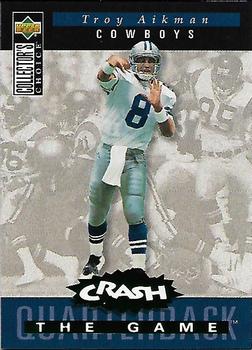 1994 Collector's Choice - You Crash the Game Green Foil #C2 Troy Aikman Front