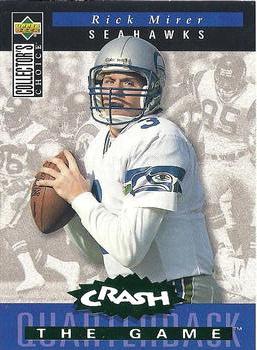 1994 Collector's Choice - You Crash the Game Green Foil #C3 Rick Mirer Front