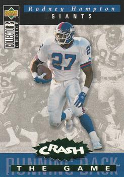 1994 Collector's Choice - You Crash the Game Green Foil #C17 Rodney Hampton Front