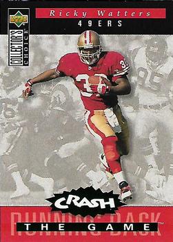 1994 Collector's Choice - You Crash the Game Green Foil #C19 Ricky Watters Front