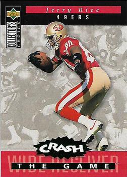 1994 Collector's Choice - You Crash the Game Green Foil #C21 Jerry Rice Front