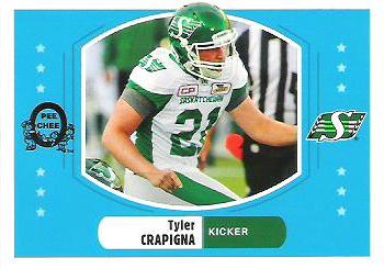 2017 Upper Deck CFL - O-Pee-Chee Retro #5 Tyler Crapigna Front