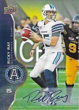 2017 Upper Deck CFL - Signatures #73 Ricky Ray Front