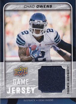 2015 Upper Deck CFL - Game Jersey #GJ-CO Chad Owens Front