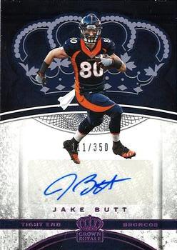 2017 Panini Crown Royale - Rookie Autographs Pink #35 Jake Butt Front