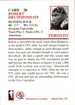 1997 JOGO #20 Robert Drummond Back