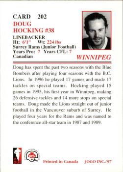 1997 JOGO #202 Doug Hocking Back