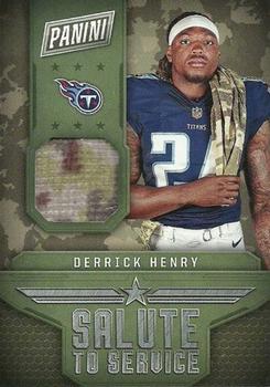 2017 Panini Black Friday - Salute To Service #SS-DHR Derrick Henry Front
