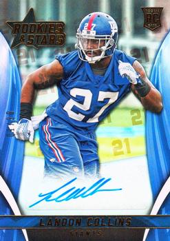 2015 Panini Rookies & Stars - Longevity Rookie Signatures Jersey Number #RS-LC Landon Collins Front
