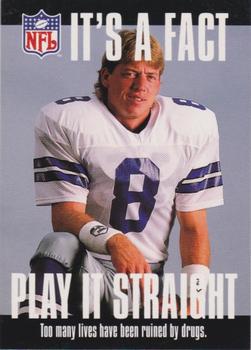 1992 NFL Properties FACT #3 Troy Aikman Front