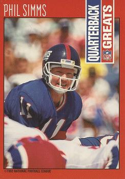 1992 General Electric Quarterback Greats #11 Phil Simms Front