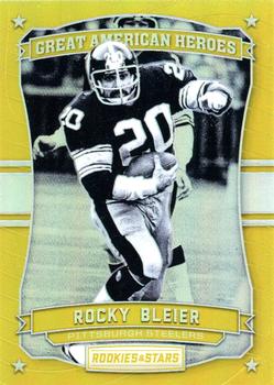 2016 Panini Rookies & Stars - Great American Heroes Gold #40 Rocky Bleier Front