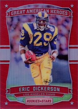 2016 Panini Rookies & Stars - Great American Heroes Red #28 Eric Dickerson Front
