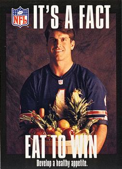 1993 NFL Properties FACT #4 Jim Harbaugh Front