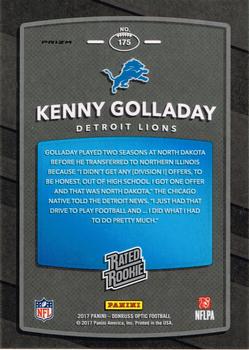 2017 Donruss Optic - Lime #175 Kenny Golladay Back